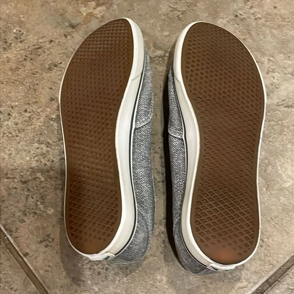 Vans Grey Pro Authentic Old Skool Skate Shoes Sneakers Unisex Size M5.5 W7 TB8C